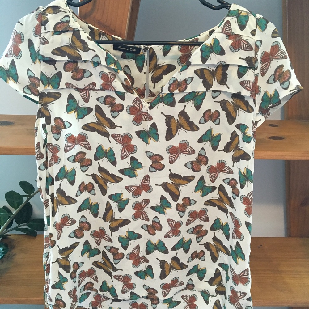 Maximo Dutti silk blouse